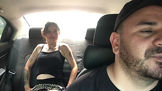 My friend asks me to fuck her on the way home.