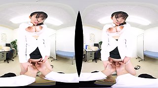 Big Tits Office Lady Gets A Checkup Part 5 - Asian Big Tits Riding Creampie Doctor Sex
