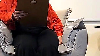 Goddess Kiffa Pathetic Loser Allstar Foot Sniffing Under the Chair