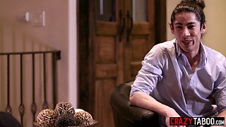 Big jugs moms husband loves to watch