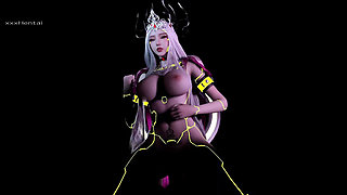 Queen Animated Allure: Big Butt Goddess in 3D - 3D Animation Hentai