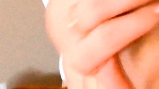 Blonde emo amateur solo masturbation