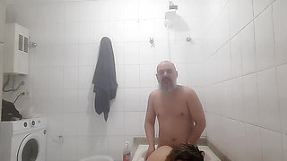 Real Sex of an Amateur Couple in the Bathroom