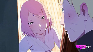 Sakura & Naruto: The Art of Slow Seduction - From Rivals to Lovers ( Cartoon Uncensored )