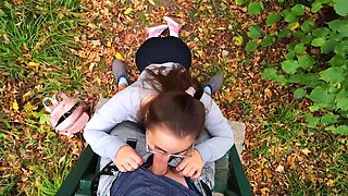 je veux sucer sa bite en pleine foret