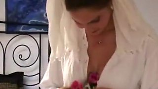Bride in chastity belt