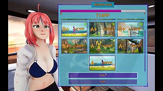Futanari adventure in Sapphire Safari featuring big booty and cute anime monster chicks photoshoot