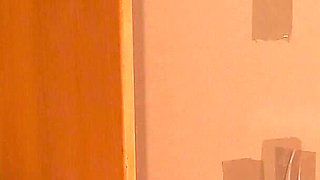 Witch Locks a Man in a Box to Suck and Jerk His Cock to Milk His Cum Into Her Mouth