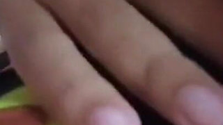 The Charming Porn Actress Yuliethgomez in a Swimsuit While Touching Her Wet Vagina