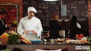 Apolonia Lapiedra's Wild Kitchen Party Fuels Intense Passion