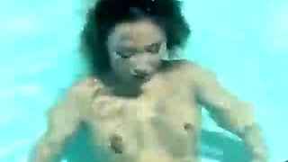 Bamboo Underwater Blowjob: Big Tits, Babe  Asian Porn