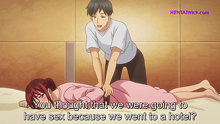 Sexy Beauty with Big Breasts Moaning and Cumming from my Cock(Hentai Sex) Eng Sub