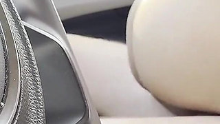 Romantic Car Sex with Asian Teen and Big Creampie