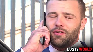 Sex Crazed Big Boobed Blonde Stacey Saran Calls Up Stud Car Salesman For No Strings Sex: Porn