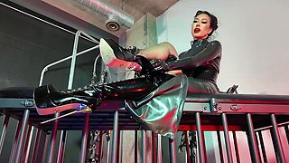Goddess Tangent World of Femdom - Boots, Sweat And Feet Pov