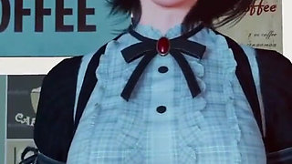 Customer in a Maid Cafe : 3D Porn