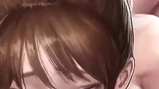 3D comic - Some sexy juicy girl with comic animation