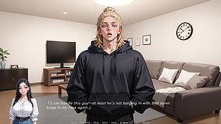 Anime Babe Masturbates Thinking About Big Cock- Ntr'ed by My Friend Gameplay #2 an Ai Porn Game
