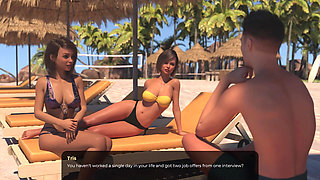 No More Cash 4 - Toby Pressing His Landlady's Breasts at the Beach