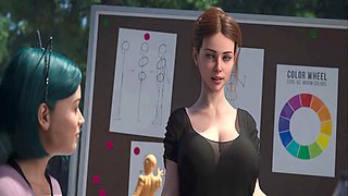 Sexy anime fantasy featuring Loveskysan69real in some wild cartoon action