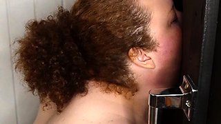 Amateur redhead masturbates then gives a blowjob