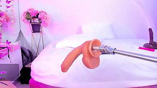 Beautiful Sonya having a horny solo toy masturbation