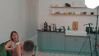 S6e2 Bts Pt1: Zlata Shine Arrival, Outfit Picks and Hallway Tease and Couch Blowjob