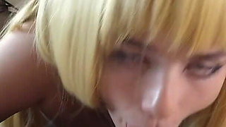 Fucked Cosplayer Misa Amane at Her House and Filled Her Mouth with Cum