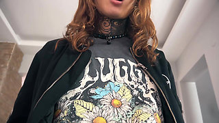 Naughty Teen Schoolgirl Visiting a Social Worker