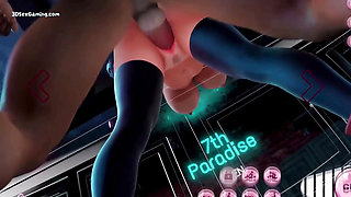 Busty Hoe takes BBC in the Ass In Public - 3D Animation