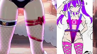 Hentai chick enjoys anal sex at the gym