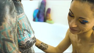 Anuskatzz and Stacy Bloom enjoy some anal fisting