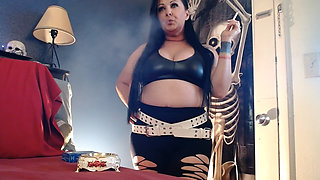 Playful Halloween Thrill Smoking