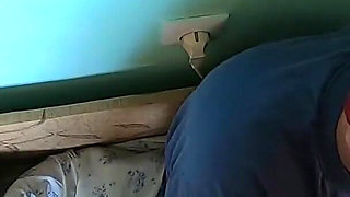 Blindfolded blowjob with cum clean up from her hand