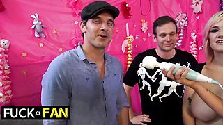 Handjob video with flawless Tory Lane and Siri Dahl from Fuck A Fan