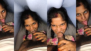 Cute indian Monster suking dick