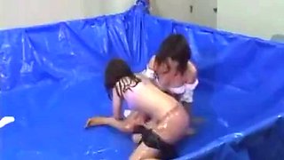 Japanese Lotion Wrestling