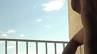 Cheating Wife Fucking with a Lover in a Hotel Room with a City View