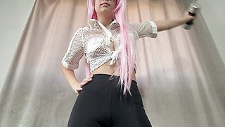I do gymnastics in leggings and panties