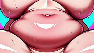 Vaporwave Old Women Dildo Riding