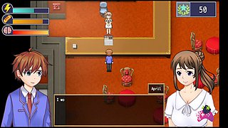 Dominant female at Femdom University makes her footslave obediently lick muddy socks