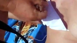 Mature Couple's Outdoor Beach Adventure