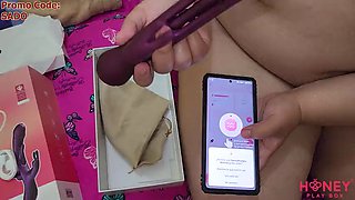 My holes are perforated with TRILUX, the App-Controlled Rabbit Vibrator from Honey Play Box