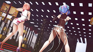 Mmd R-18 Anime Girls Sexy Dancing Clip 228