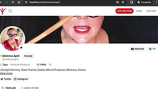 Dominatrix Mistress April - A veery normal day in Mistress Aprils life