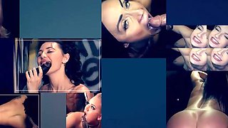GloryholeSecrets - Stunningly Hot Busty Inked Brunette Loves Sucking Cock