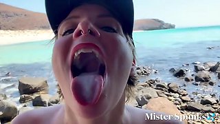 Swallow That Cum! Outdoor Hand Job And Bj With Mister Spunks