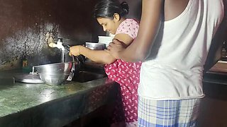 Deshi Indian Girl Deluwara Hot Kitchen Sex With Husband - Hindi Audio HD