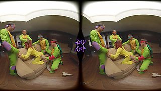 Cosplay gangbang crazy Vr porn