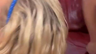 Bruce Venture and his friend banging slutty blondies